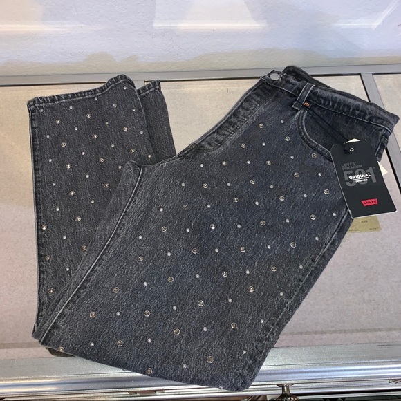 Levi's Denim - Levi’s 501 NWT black jeans with studs, size 32
